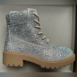 Betsey Johnson Hudson Rhinestone Boots